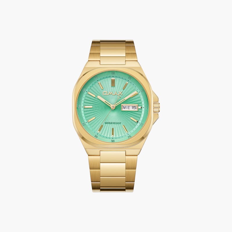 OMAX Gold Tone Analog Watch for Men - Image 1